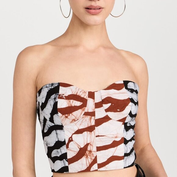 Studio 189 Zip-Back Crop Top - Picture 1 of 9